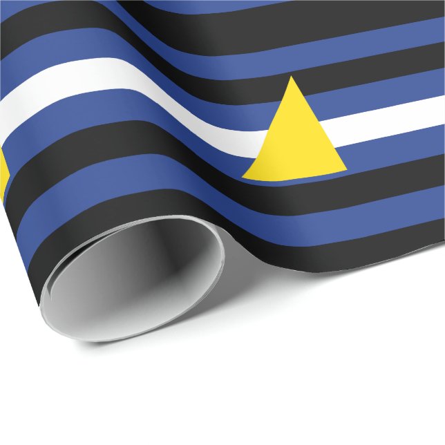 Vattensport Pride Flagga Presentpapper (Rullad Hörn)