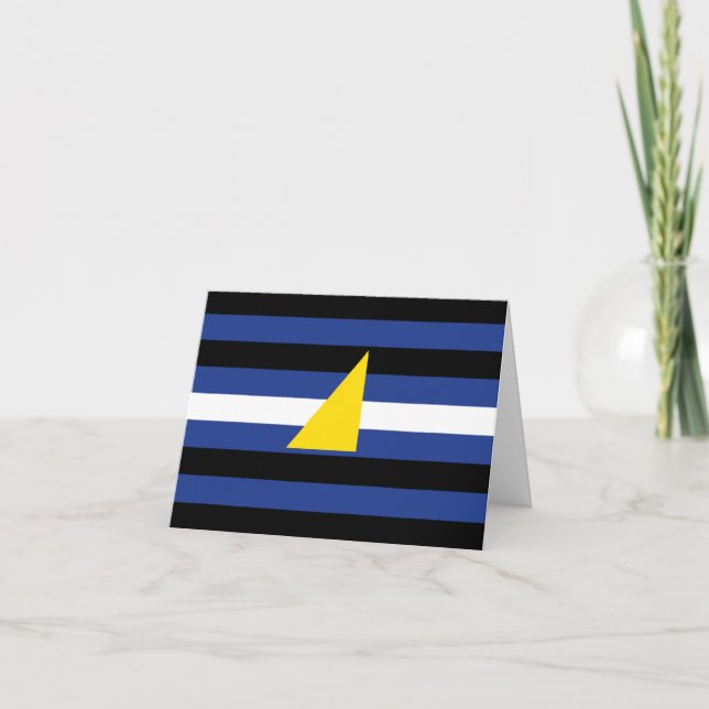 Vattensport Pride Flagga Tack Kort (Framsida)