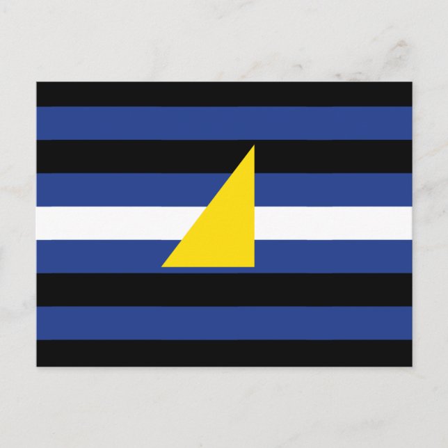 Vattensport Pride Flagga Vykort (Framsida)