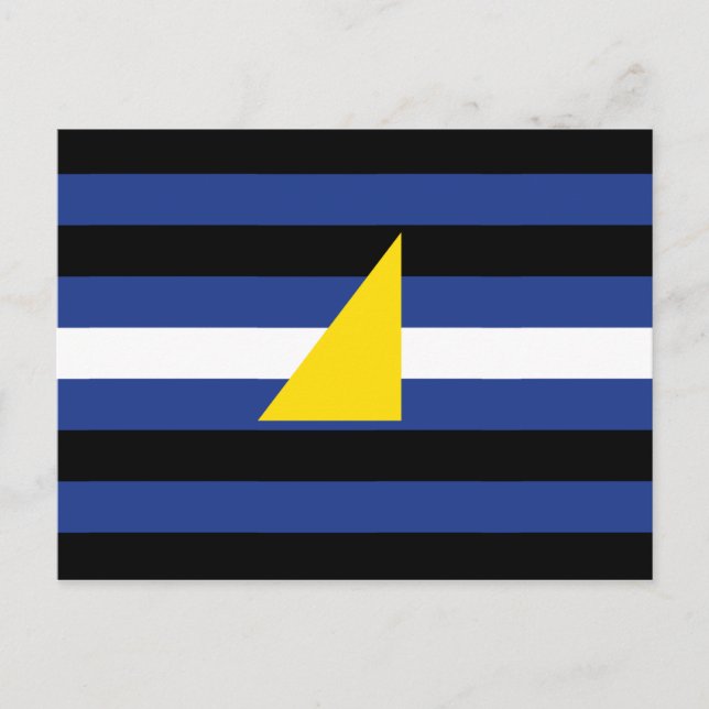 Vattensport Pride Flagga Vykort (Framsida)