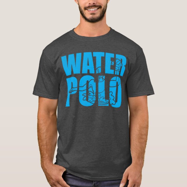 Vattensport Vattenpolo T Shirt (Framsida)