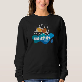 Vattenstämpel Dam Svart T Shirt