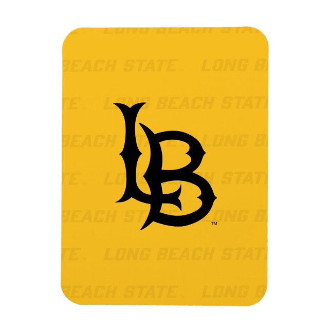 Vattenstämpel för Long Beach State Magnet (Vertikal)