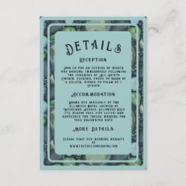 Vattenstenar - vertikal bröllopsbiljett tilläggskort