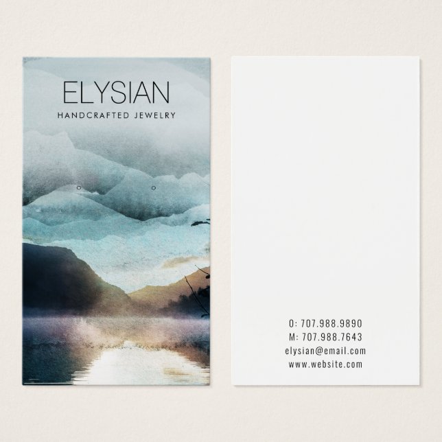 Vattentärsberg Örning av judiska Visningar Visitkort (Framsida & baksida)