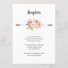 Vattentärsblommor Bohemian Bröllopapport Inbjudningar