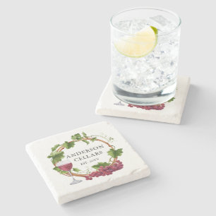 Vattentärsdruvor Vines Wandefrand Namn Vin Cellar Stenunderlägg