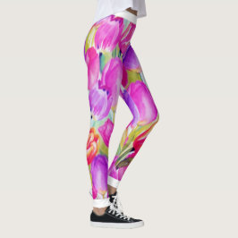 Vattentärsfärg botaniskt leggings