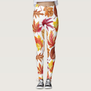 Vattentärsfärg botaniskt, sömlös sammansättning. leggings