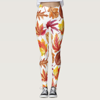 Vattentärsfärg botaniskt, sömlös sammansättning. leggings