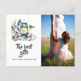 Vattentärsfärg - julfärg - förväntat foto meddelande vykort