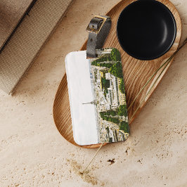 Vattentärsfärg Parisdestinationslämpling Bagagebricka