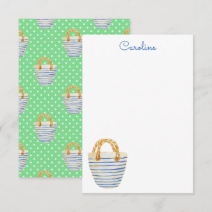 Vattentärsfärg Polka dots Beach Bag Purse Tack Kort