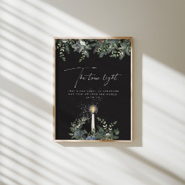 Vattentärsfärg Sant ljusskbibel poster