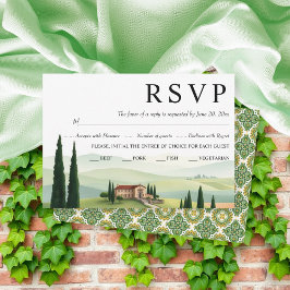Vattentärsfärg Tuscany-Italiens destination bröllo OSA Kort