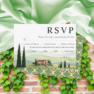 Vattentärsfärg Tuscany-Italiens destination bröllo OSA Kort