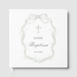 Vattentärsfärg Vita Babbon Baby's Baptism (andning Gästböcker