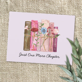 Vattentärsfärgad Bok Flower Rosa Lila Reaktion Vykort