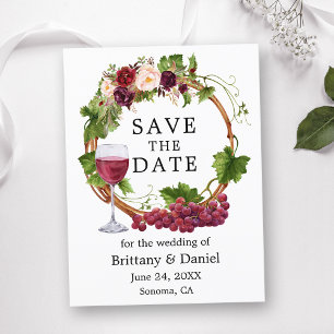 Vattentärsfärgad grafik Vines Blommigt Utandning S Vykort