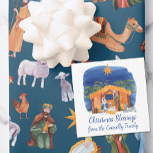 Vattentärsfärgad julklapp