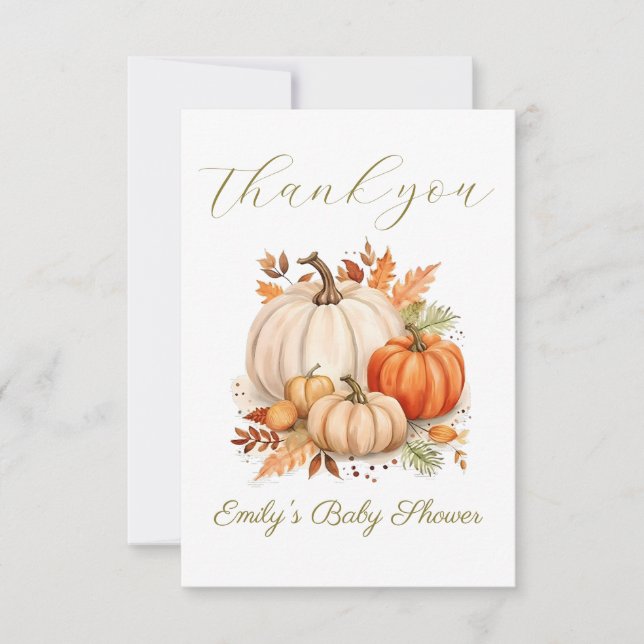 Vattentärsfärgad liten babybabyskare, platt tack kort (Framsida)