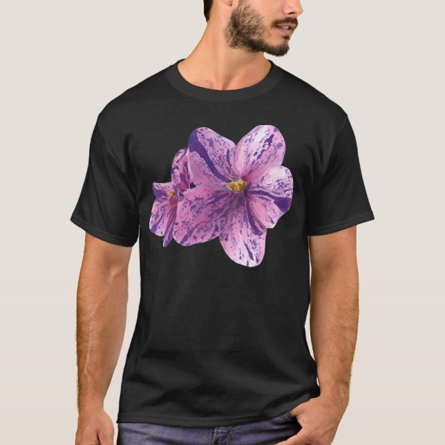 Vattentärsfärgat afrikanskt våld t shirt (Framsida)
