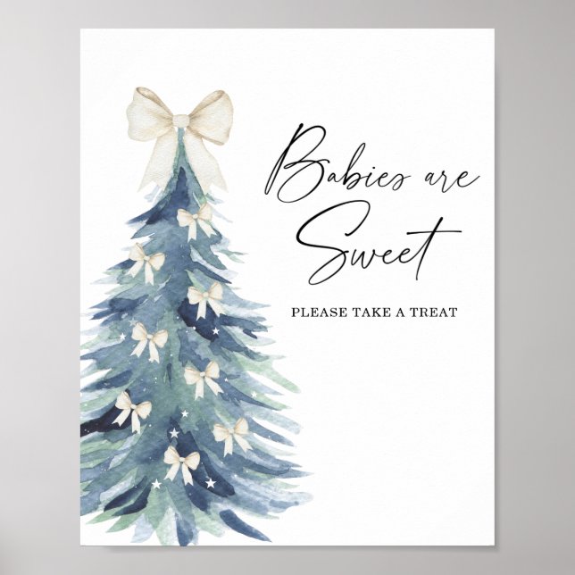 Vattentärsfärgen träd spädbarn är söt poster (Framsidan)