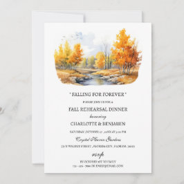 Vattentärsmåltid för fallande eller hösttema för r inbjudningar