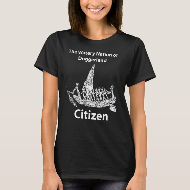 Vattentat för Doggerland Citizen T Shirt (Framsida)