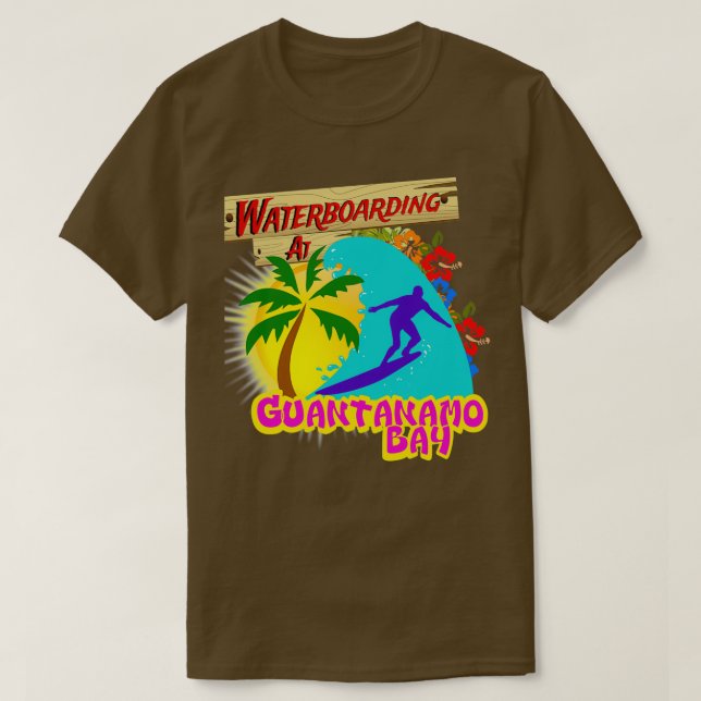 Vattentat i Guantanamo Bay 2 T Shirt (Design framsida)