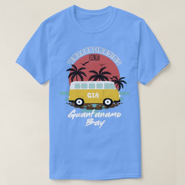 Vattentat i Guantanamo Bay T Shirt (Design framsida)