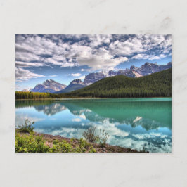 Vattentat i Sjö Banff nationalpark Vykort