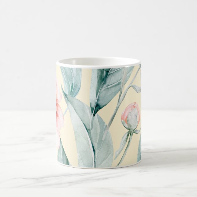 Vattentäta blommor: en Mugg som Blommar (Center)