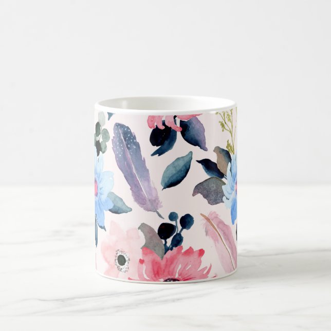 Vattentäta blommor: Kopp i Blommigt Elegance (Center)