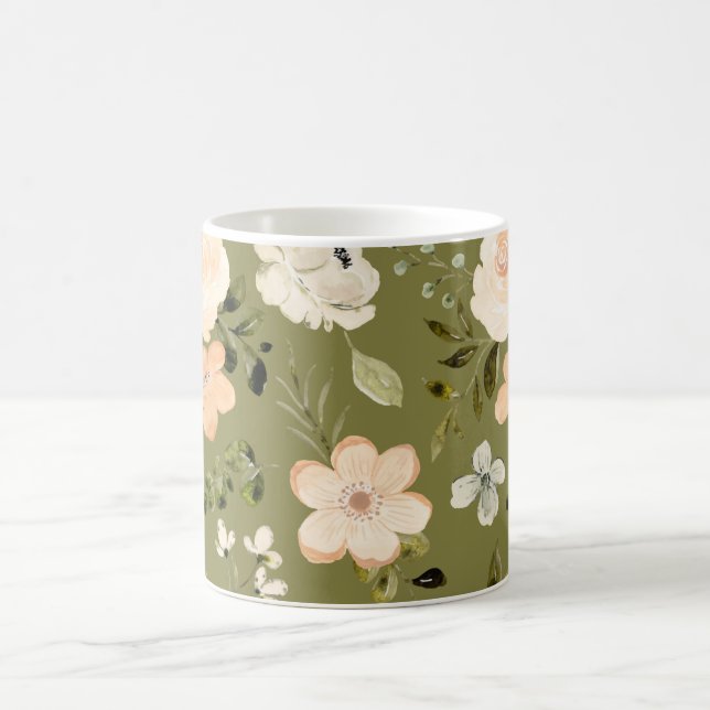 Vattentäta blommor: Mugg Art som aldrig tonas ned (Center)
