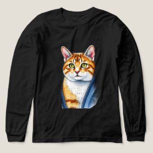 Vattentäthet för söt, populär kattsamling t shirt
