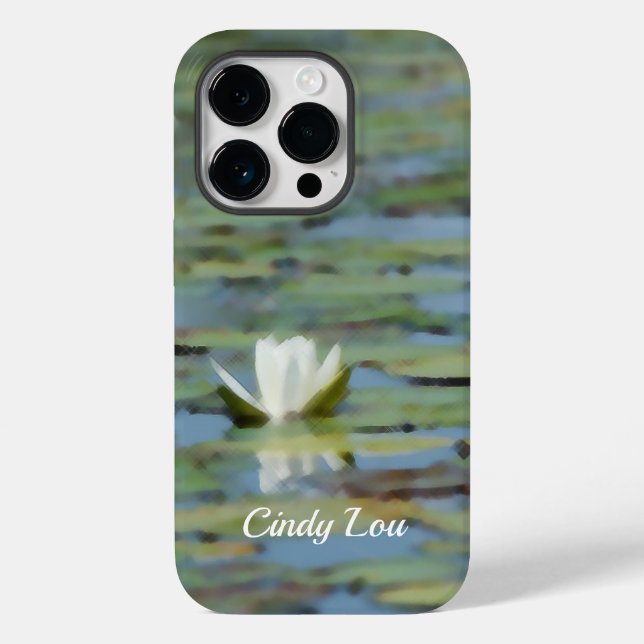 Vattentäthetstelefon för färgen Waterlily Sjö (Baksida)