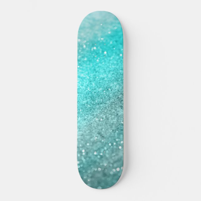 Vattentaträget Glitter #1 Mini Skateboard Bräda 18,5 Cm (Framsida)
