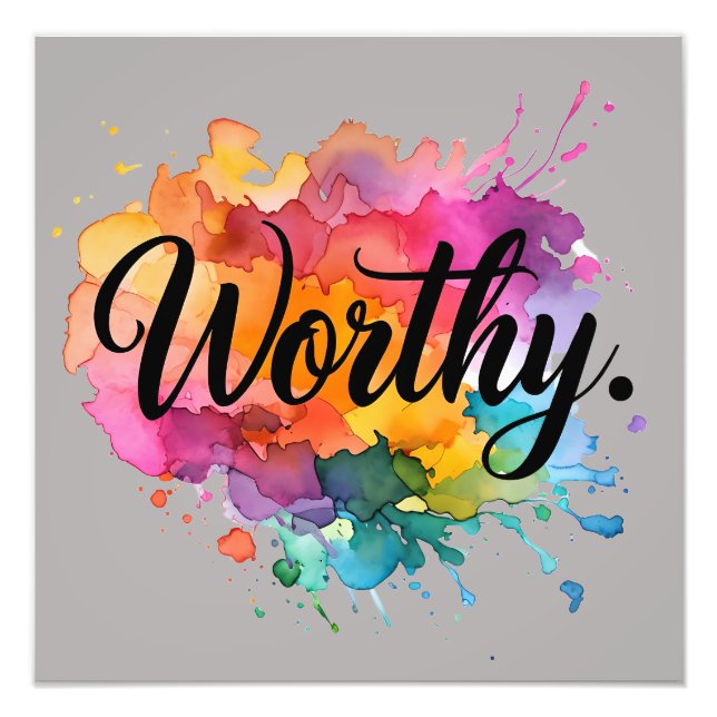 Vattentätt kvadratiskt kvadratiskt vattenpass Post Fototryck (Framsidan)