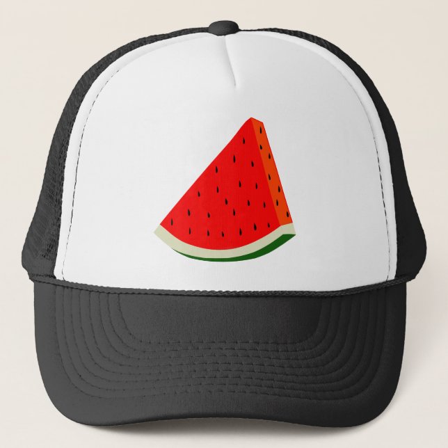 Vattentmelon Fruktskördesegment sommaren Keps (Framsida)