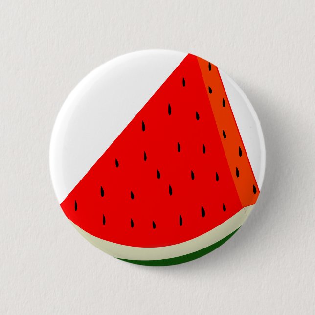 Vattentmelon Fruktskördesegment sommaren Knapp (Framsida)