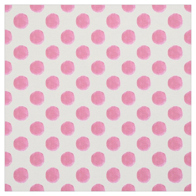 vattentorkare söta rosa-polkadoter tyg (Provkarta)