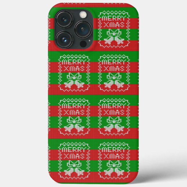 Vattentråd av mönster jingle klockor God jul (Baksida)