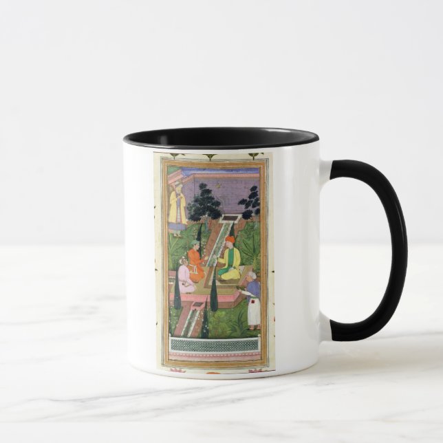 Vattenträdgårdar, från det Clive album (gouache på Mugg (Höger)
