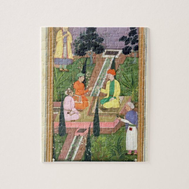 Vattenträdgårdar, från det Clive album (gouache på Pussel (Vertikal)