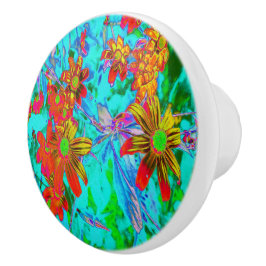 Vattentropiska med Gult- och Orange Flowers Knopp