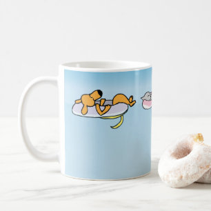 Vattenvalper i sommar kaffemugg