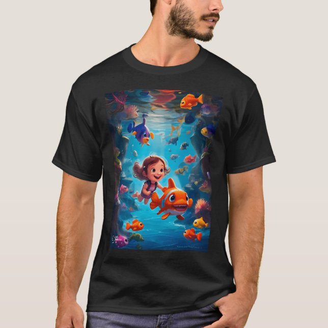Vattenvärlden T Shirt (Framsida)