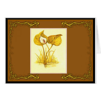 Vattenväxt Hälsningskort