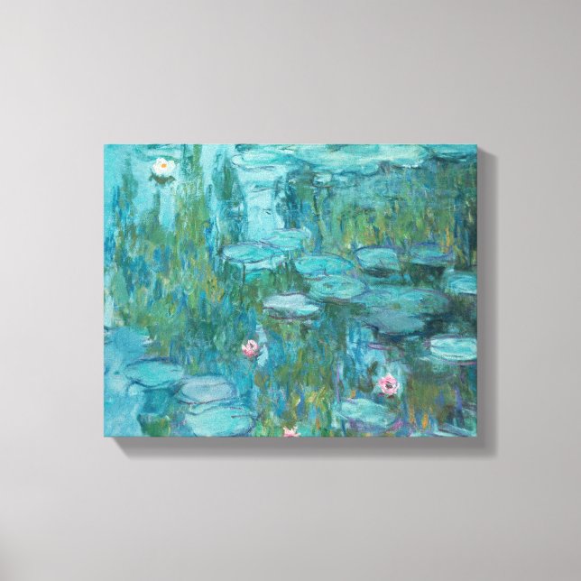 Vattenväxter (1915) canvastryck (Framsida)